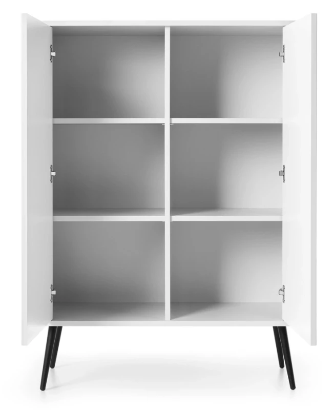 Komoda Zova na nóżkach 103 cm biała