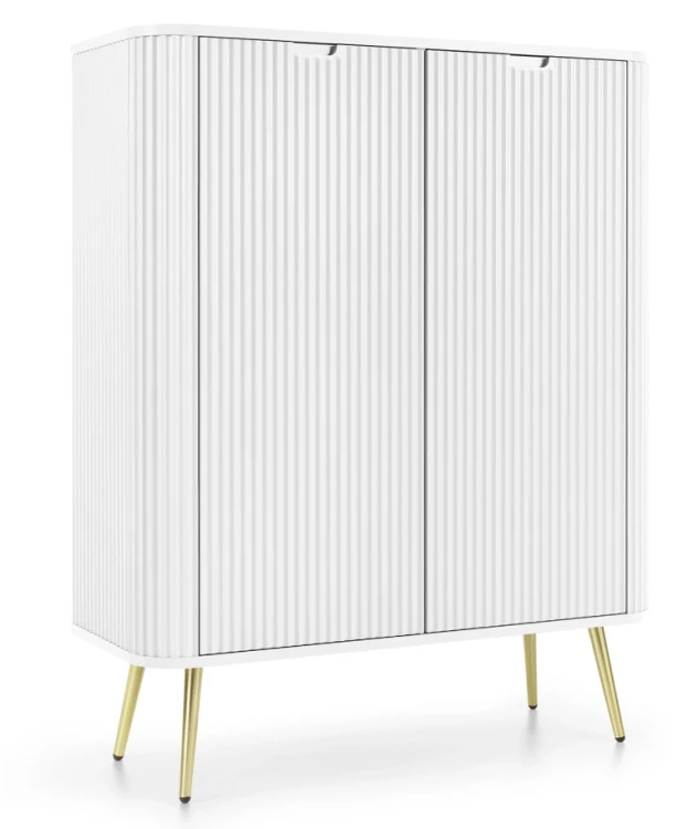 Komoda Zova na nóżkach 103 cm biała