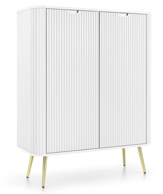 Komoda Zova na nóżkach 103 cm biała