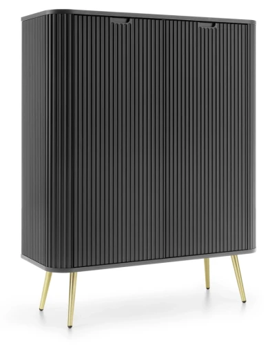 Komoda Zova na nóżkach 103 cm czarny