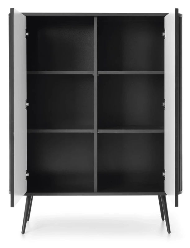 Komoda Zova na nóżkach 103 cm czarna