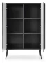 Komoda Zova na nóżkach 103 cm czarna