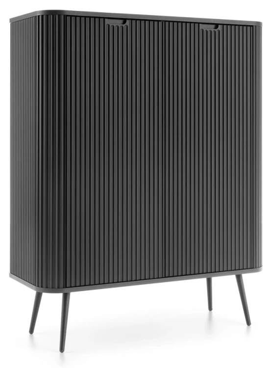 Komoda Zova na nóżkach 103 cm czarna