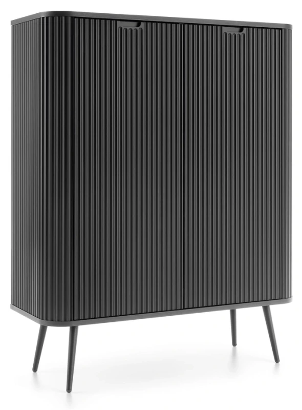 Komoda Zova na nóżkach 103 cm czarna
