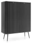 Komoda Zova na nóżkach 103 cm czarna