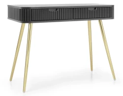 Toaletka Zova na nóżkach 103 cm czarny