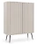 Komoda Zova na nóżkach 103 cm cashmere - nóżki czarne