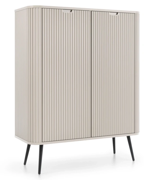 Komoda Zova na nóżkach 103 cm cashmere - nóżki czarne