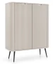 Komoda Zova na nóżkach 103 cm cashmere - nóżki czarne