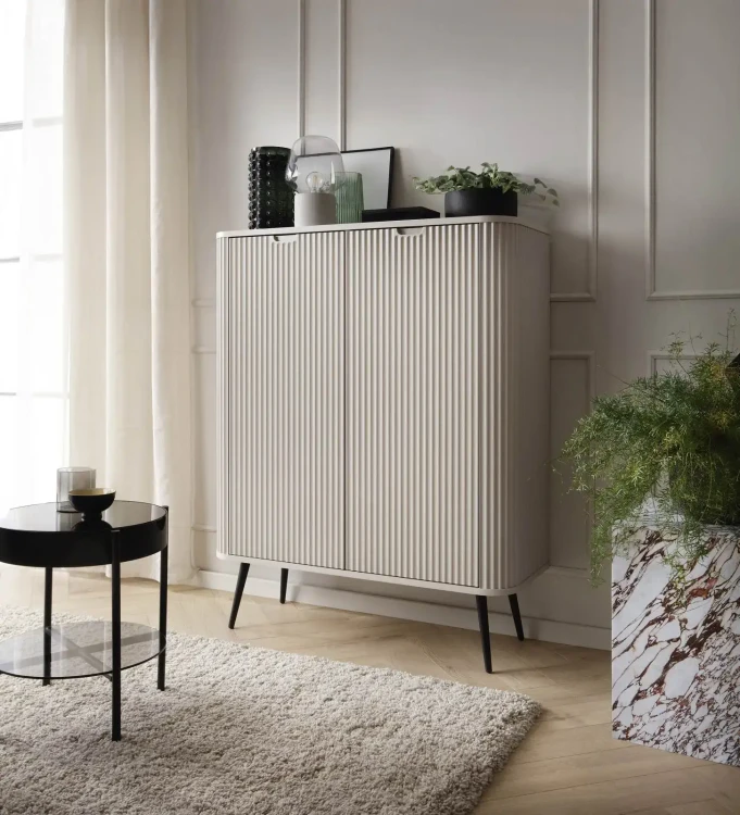 Komoda Zova na nóżkach 103 cm cashmere