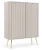 Komoda Zova na nóżkach 103 cm cashmere - nóżki złote