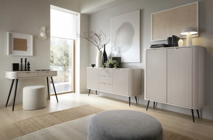 Komoda Zova na nóżkach 103 cm cashmere