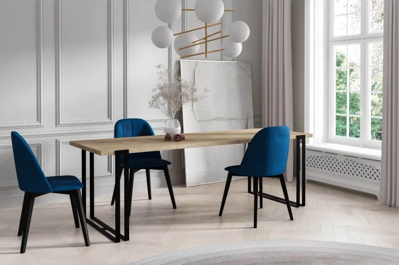 Stół rozkładany Monit 140-240 cm do jadalni salonu - dąb craft