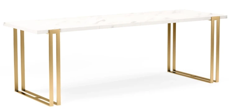 Stół rozkładany Monit Złoty 120-220 cm do jadalni salonu