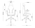 Fotel gabinetowy tapicerowany ICE czarny