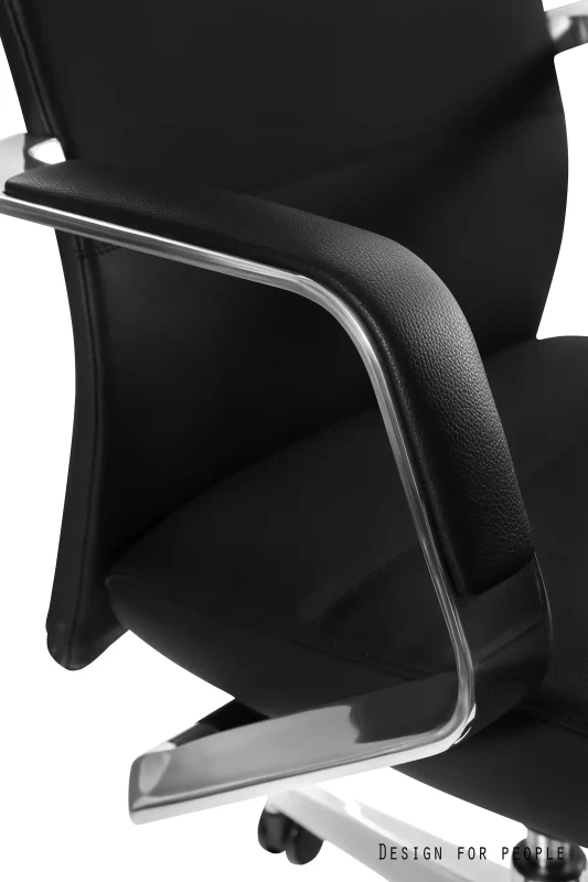 Fotel biurowy Trent eko-skóra PU czarny