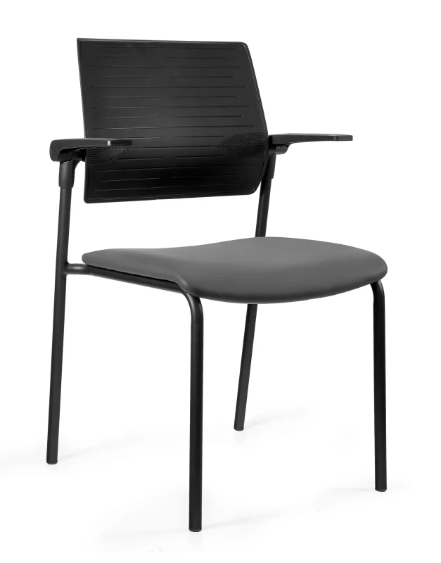 Krzesło biurowe Shift eko-skóra PU szary