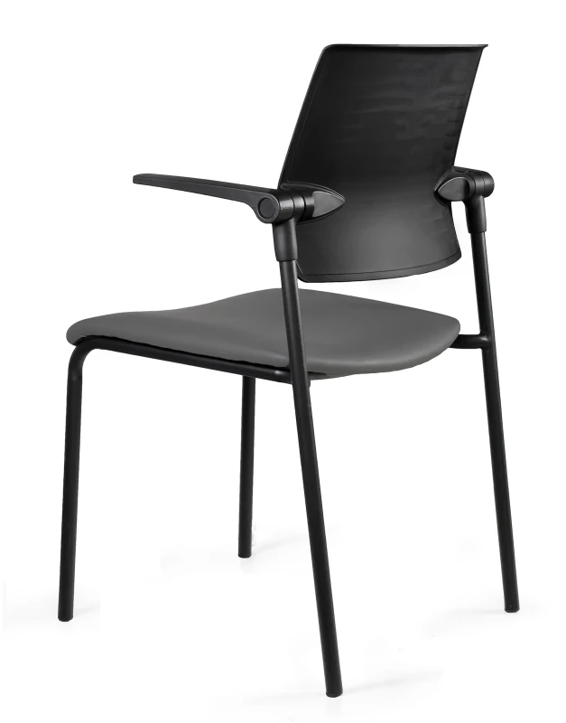 Krzesło biurowe Shift eko-skóra PU szary