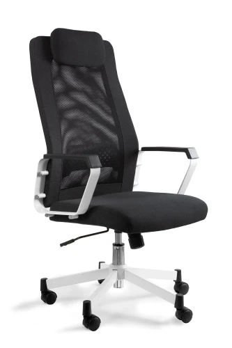 Fotel biurowy na kółkach Fox czarny