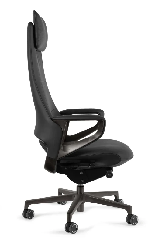 Fotel biurowy Virgo PU Eko-Skóra Szara