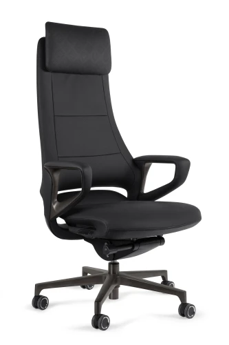 Fotel biurowy Virgo HL Skóra Naturalna Czarna