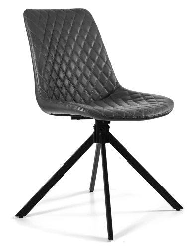 Krzesło obrotowe tapicerowane Britta szary