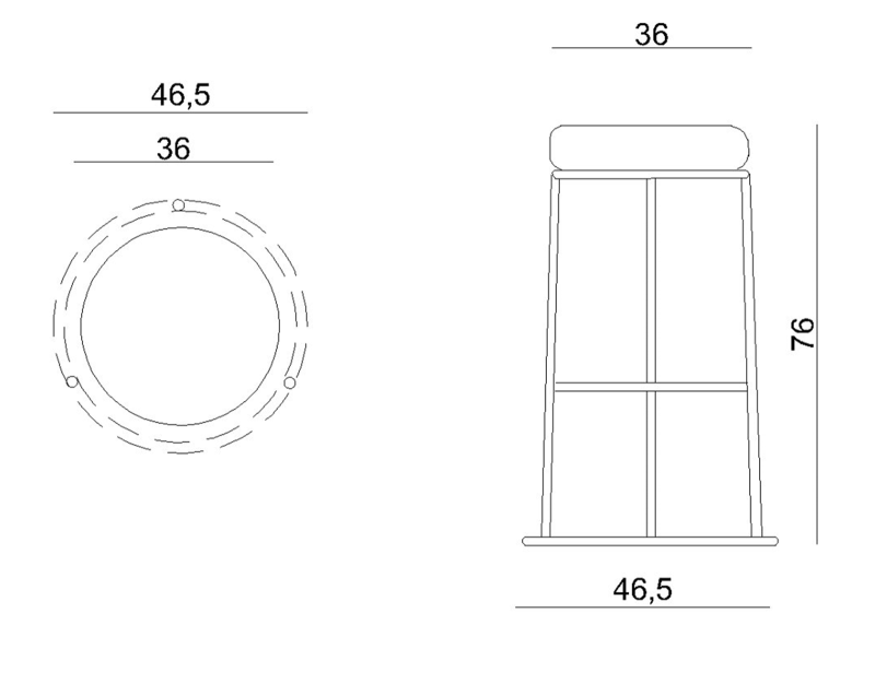 Hoker Alto eko-skóra PU szary