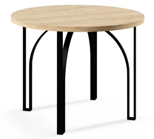 Stół rozkładany Tekton 100-176 cm do jadalni salonu okrągły