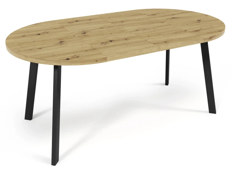 Stół rozkładany Kine 100-176 cm do jadalni salonu okrągły