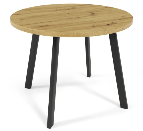 Stół rozkładany Kine 100-176 cm do jadalni salonu okrągły