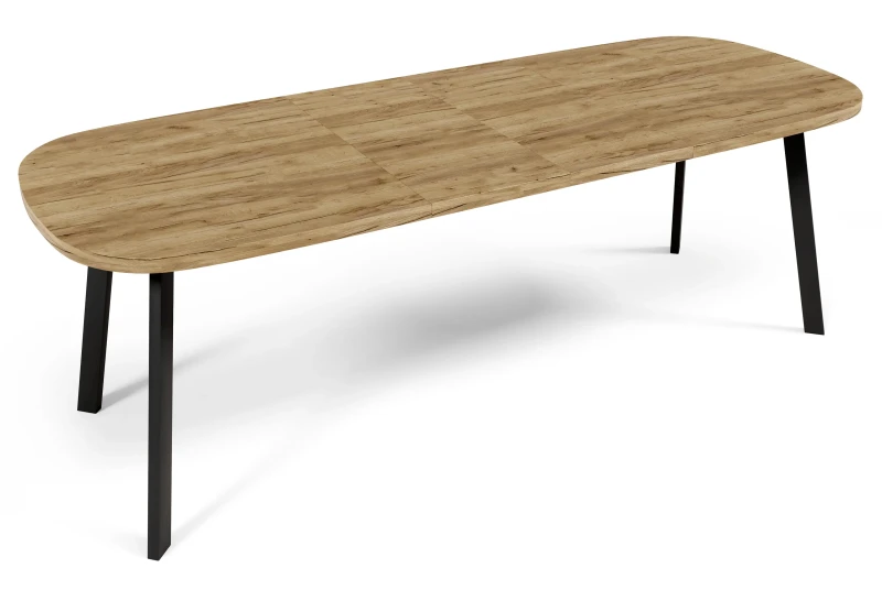 Stół rozkładany Sumic 120-220 cm do jadalni salonu owalny