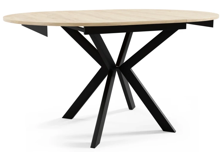 Stół rozkładany Livoro 100-138 cm do jadalni salonu okrągły