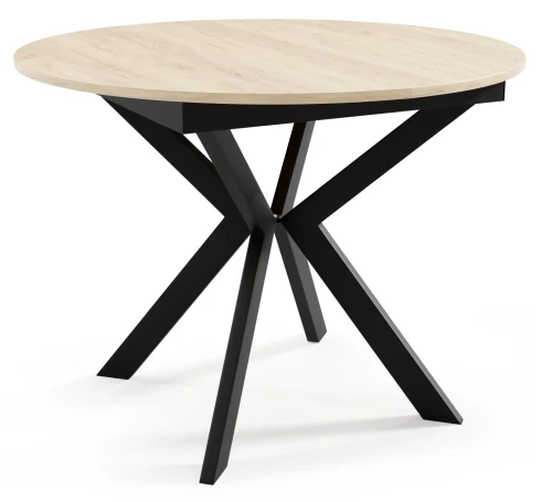 Stół rozkładany Livoro 100-138 cm do jadalni salonu okrągły