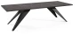 Stół rozkładany Ronic 140-240 cm do jadalni salonu - Black Pietra Grigia