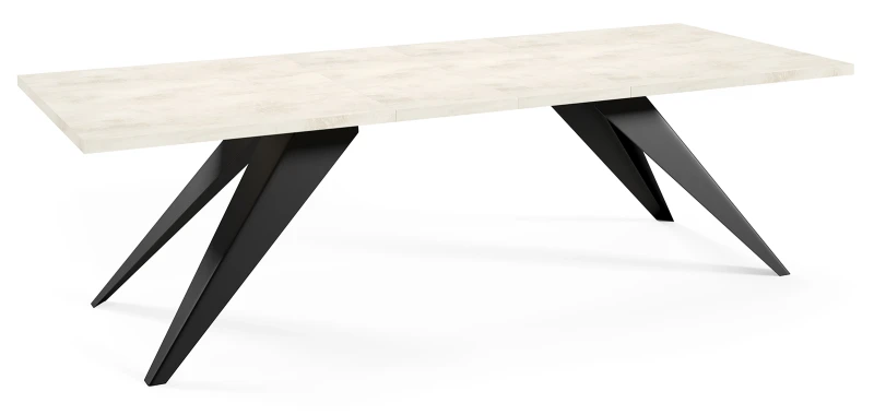 Stół rozkładany Ronic 140-240 cm do jadalni salonu - White Chromix