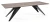 Stół rozkładany Ronic 140-240 cm do jadalni salonu - Anthracite Sherman Oak