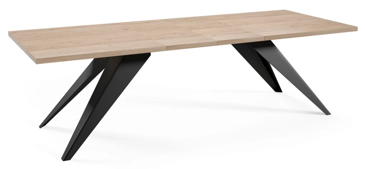 Stół rozkładany Ronic 140-240 cm do jadalni salonu - Truffle Brown Davos Oak