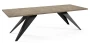 Stół rozkładany Ronic 160-260 cm do jadalni salonu - Dark Grey Chicago Concrete
