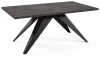 Stół rozkładany Ronic 160-260 cm do jadalni salonu - Black Pietra Grigia