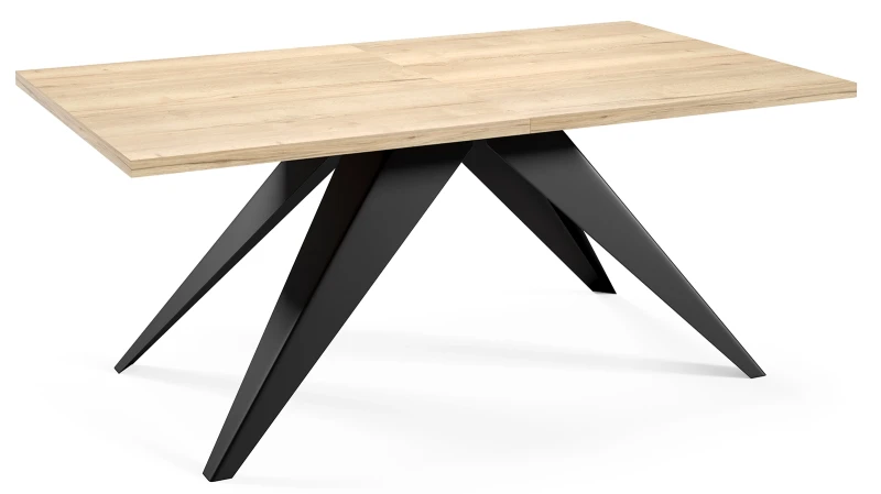 Stół rozkładany Ronic 160-260 cm do jadalni salonu - Natural Halifax Oak