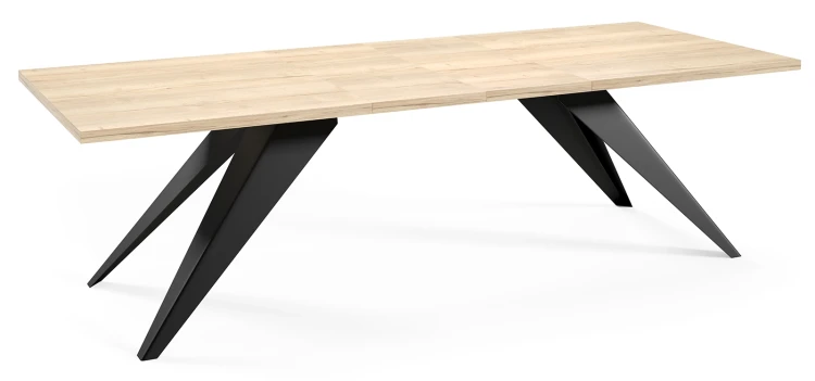 Stół rozkładany Ronic 160-260 cm do jadalni salonu - Natural Halifax Oak