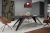 Stół rozkładany Ronic 160-260 cm do jadalni salonu - Black Pietra Grigia