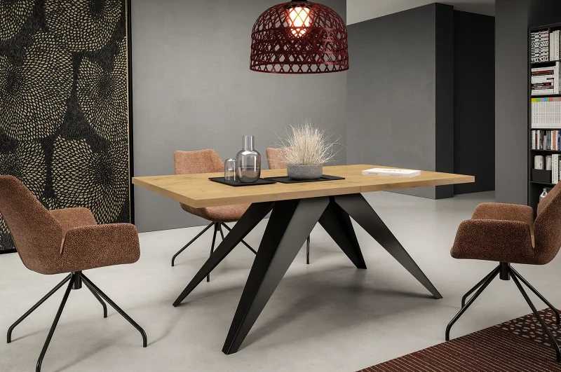 Stół rozkładany Ronic 160-260 cm do jadalni salonu - dąb lancelot