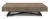 Ławostół rozkładany Sonic U 120-200 cm do salonu - Dark Grey Chicago Concrete