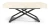 Ławostół rozkładany Sonic U 120-200 cm do salonu - White Chromix