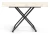 Ławostół rozkładany Sonic U 120-200 cm do salonu - White Chromix