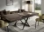Ławostół rozkładany Sonic U 120-200 cm do salonu - Anthracite Sherman Oak