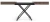 Ławostół rozkładany Sonic U 120-200 cm do salonu - Anthracite Sherman Oak