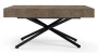 Ławostół rozkładany Sonic X 120-200 cm do salonu  - Dark Grey Chicago Concrete