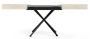Ławostół rozkładany Sonic X 120-200 cm do salonu  - White Chromix